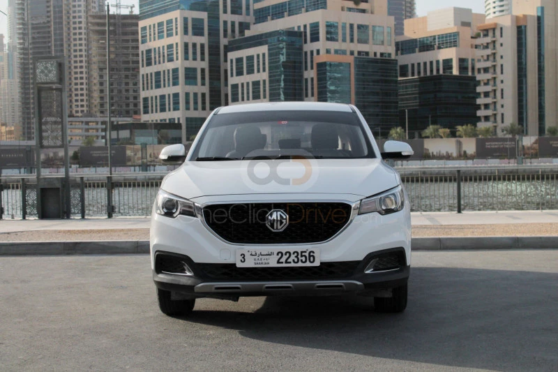 blanc MG ZS 2020 for rent in Ajman 4